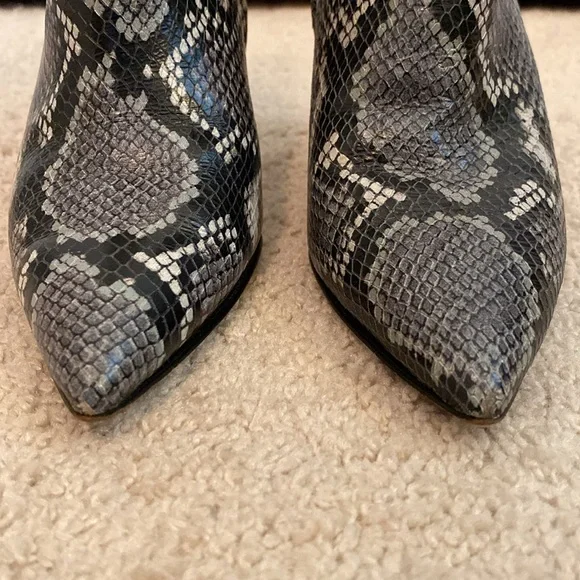 Sam Edelman Raelle Snakeskin Pattern Women’s‎ Booties Ankle Boots Size 6 - Picture 3 of 14
